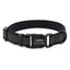 Comfortable Adjustable Reflective Dog Collar with Plastic Buckle - Engravedable
