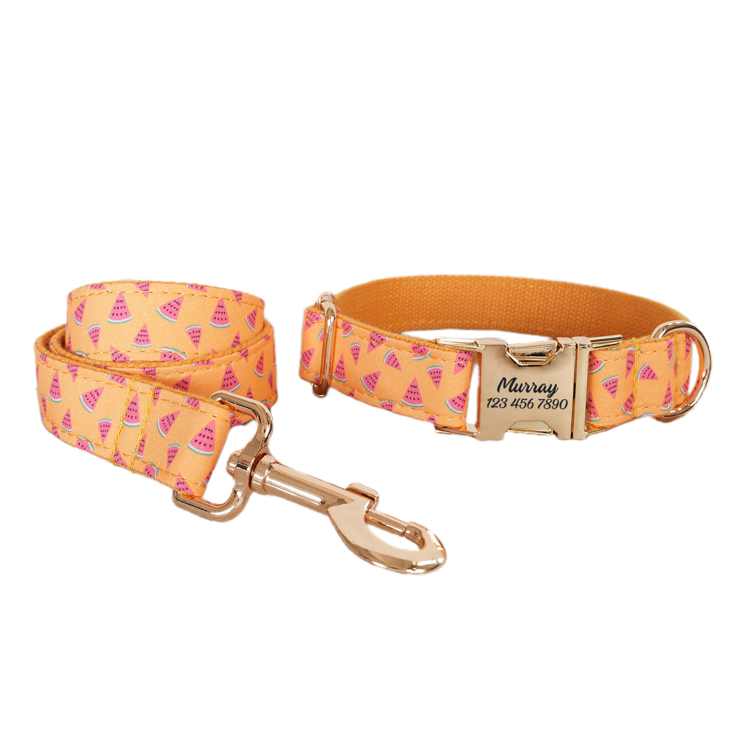 Little Fower Custom Dog Collars, Personalized Puppy Collar, Bowtie, Leash