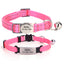 2 Pack Personalized Breakaway Cat Collar with Bell
