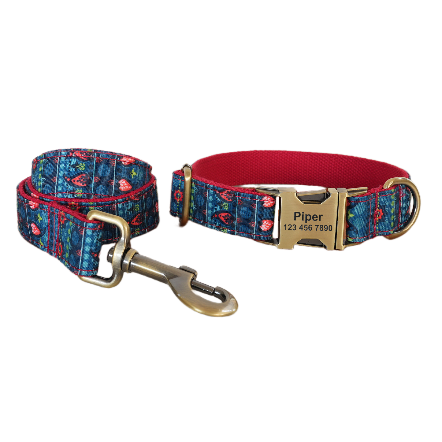 Cute Personalized  Dog Collars,Custom Puppy Collar, Bowtie, Leash