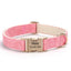 PU Leather Engravable Anti-Lost Cotton Strap Pet Collar
