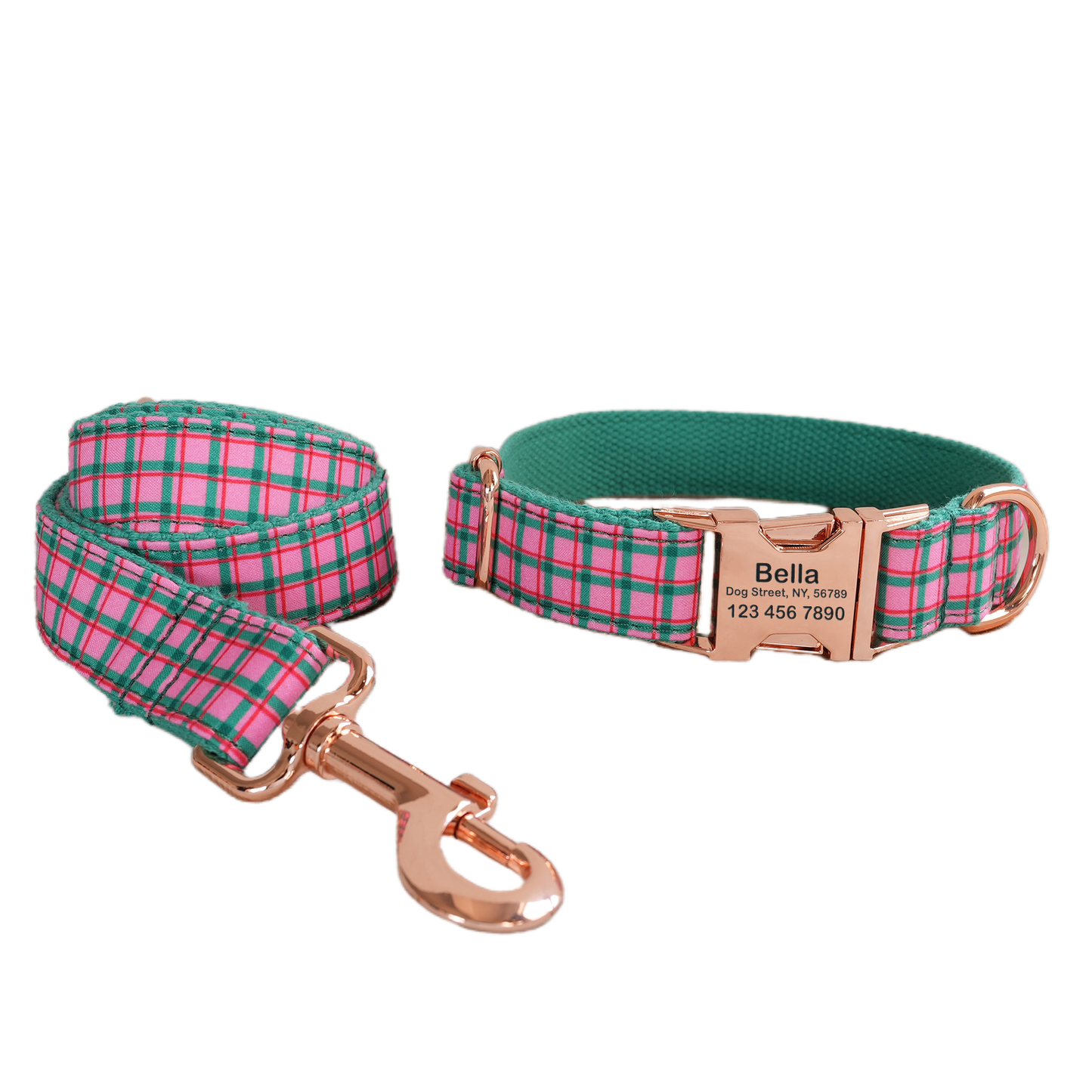 Flower Personalized Dog Collars,Custom Puppy Collar, Bowtie, Leash