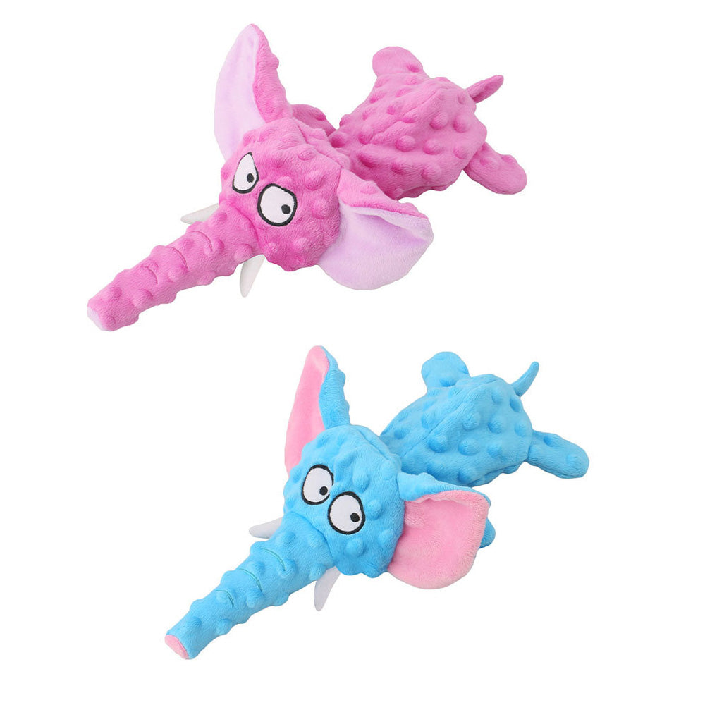 Elephant Shaped Funny Plush Dog Squeaky Toy