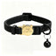 Personalized Waterproof Cat Collar with Bell & Engraved Metal Buckle