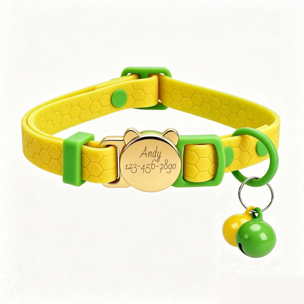 Personalized Silicone Cat Collar - Soft, Comfortable, and Lightweight Breakaway Collar