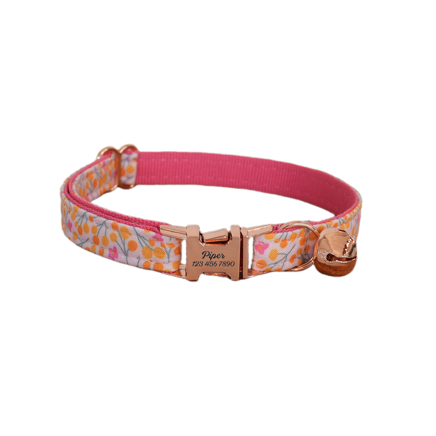 Personalized Green Cat Collar with Bowtie Free Engraved