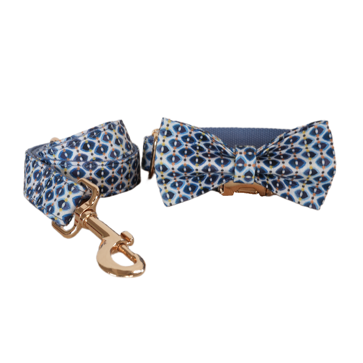 Cute Personalized  Dog Collars,Custom Puppy Collar, Bowtie, Leash