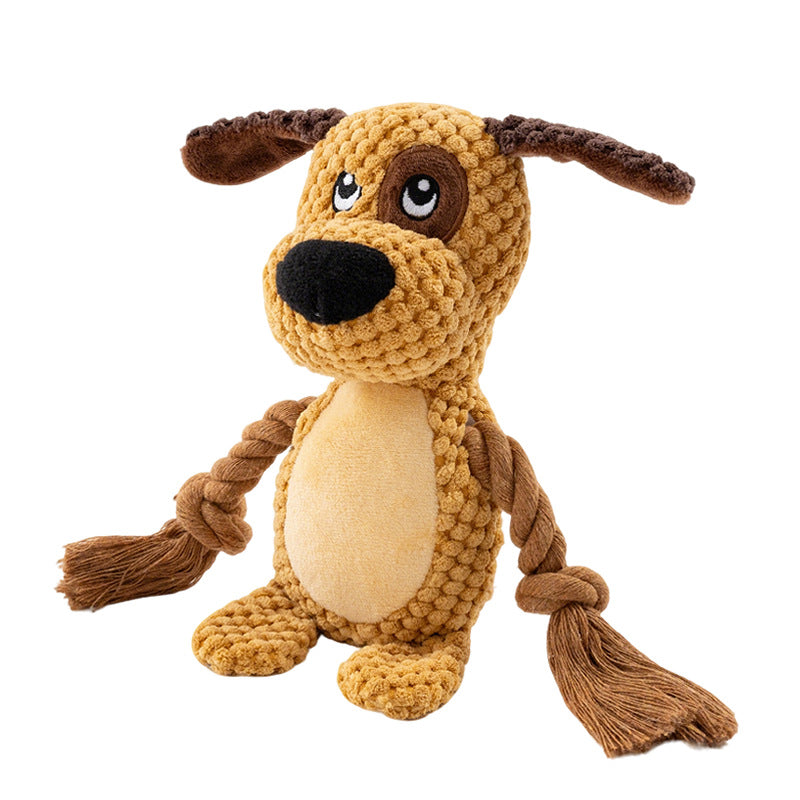 Cute Animals Grinding Teeth Squeaky Dog Toy