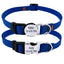 Personalized Nylon Cat Collar 2 Pack Set