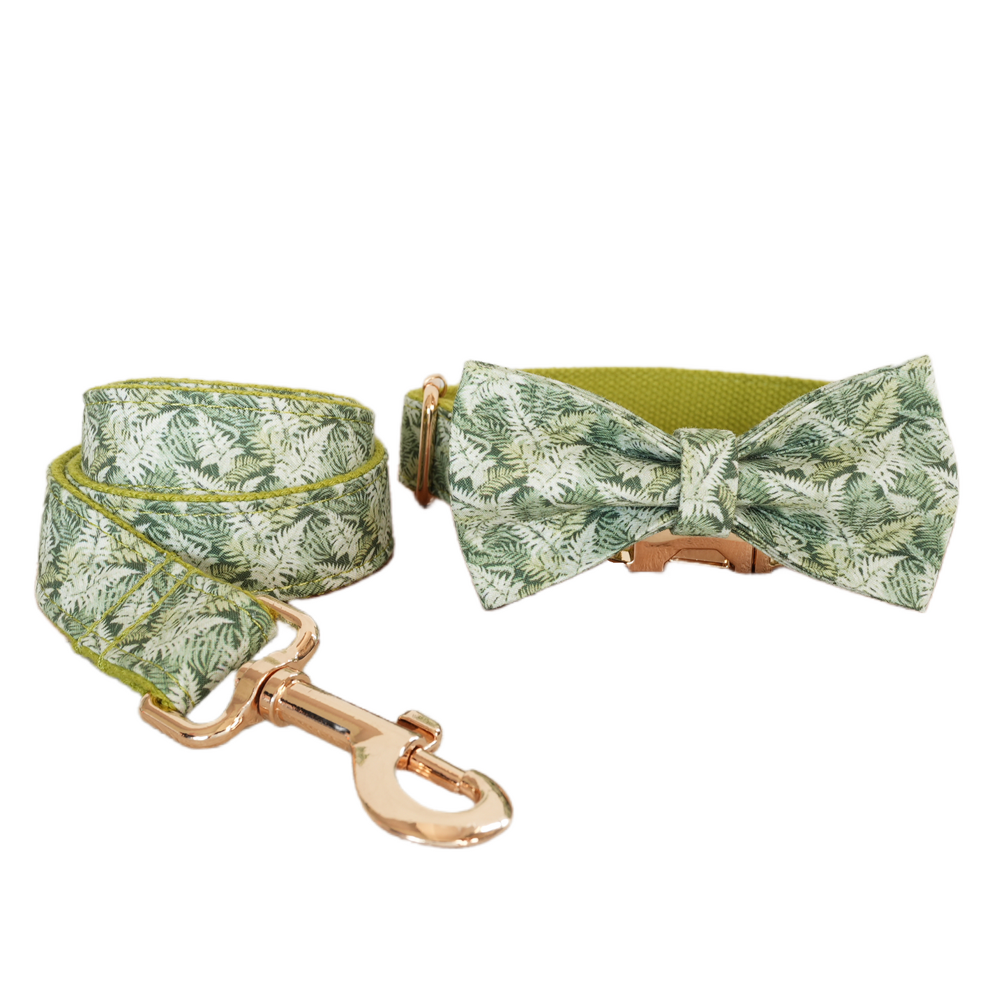 Pink Fower Custom Dog Collars, Personalized Puppy Collar, Bowtie, Leash