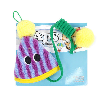 Spring Parachute Cat Toy Retractable Teaser Interactive Cat Toy