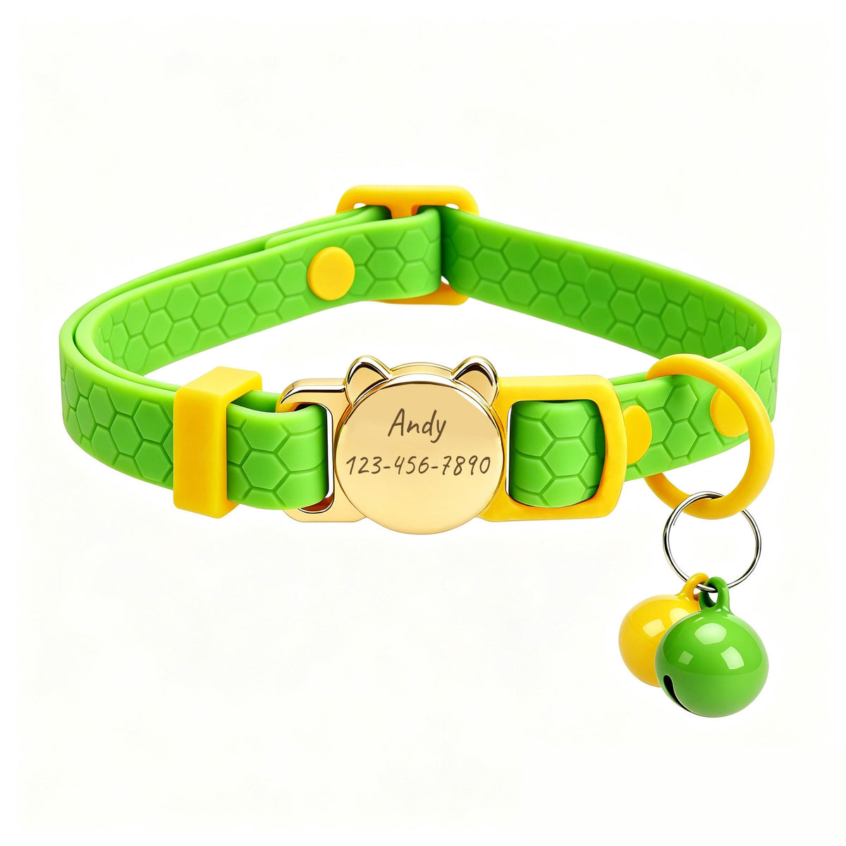 Personalized Silicone Cat Collar - Soft, Comfortable, and Lightweight Breakaway Collar
