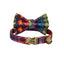 Flower Personalized Cat Collar with Bowtie Free Engraved
