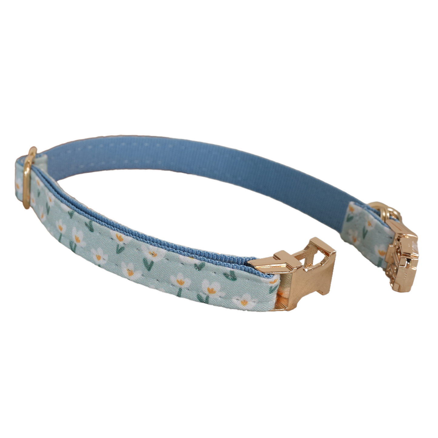 Pink Flower Personalized Cat Collar with Bowtie Free Engraved