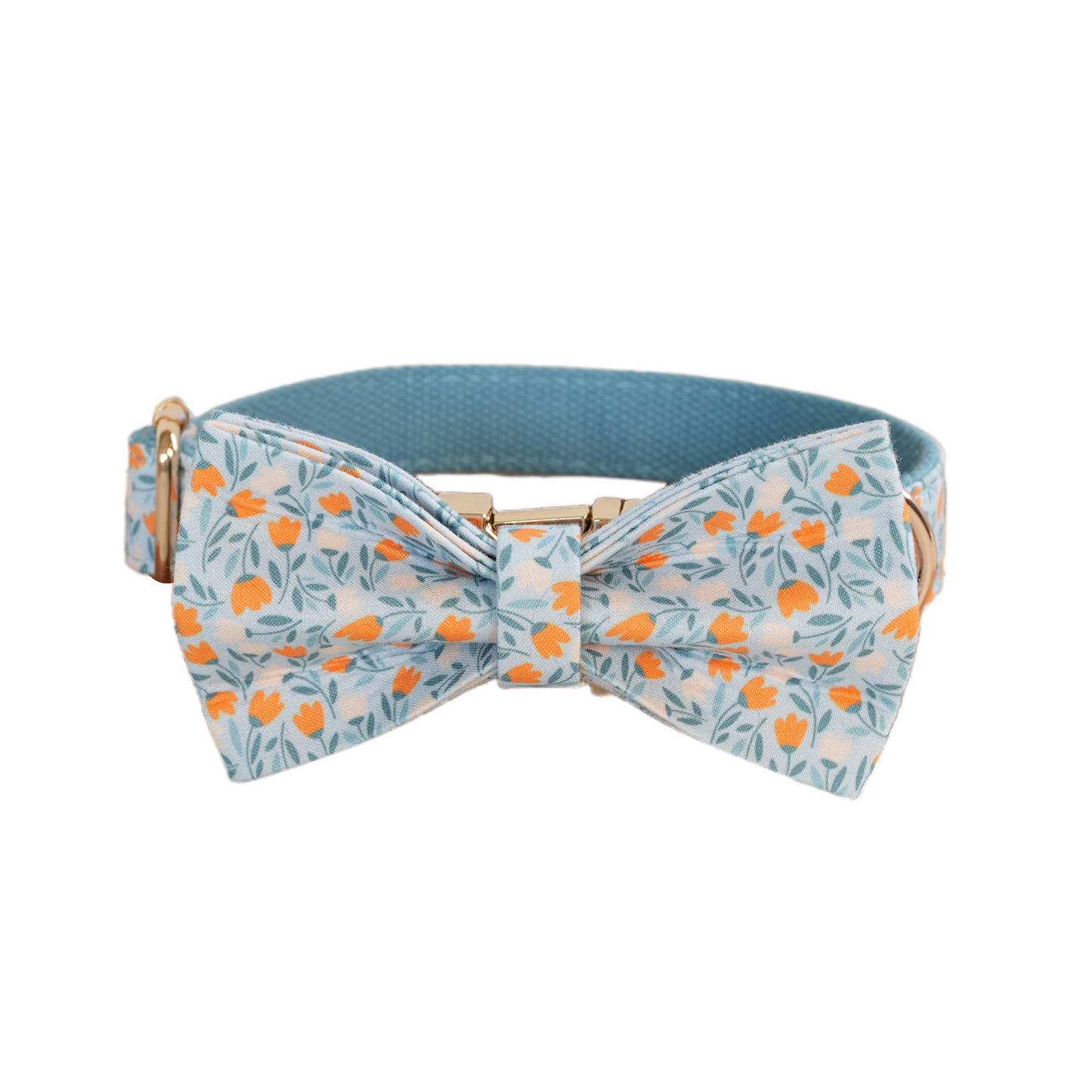 Flower Personalized Dog Collars,Custom Puppy Collar, Bowtie, Leash