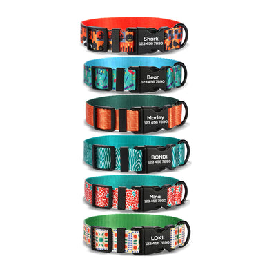 Halloween Cute Personalized Dog Collar with Plastic Buckle
