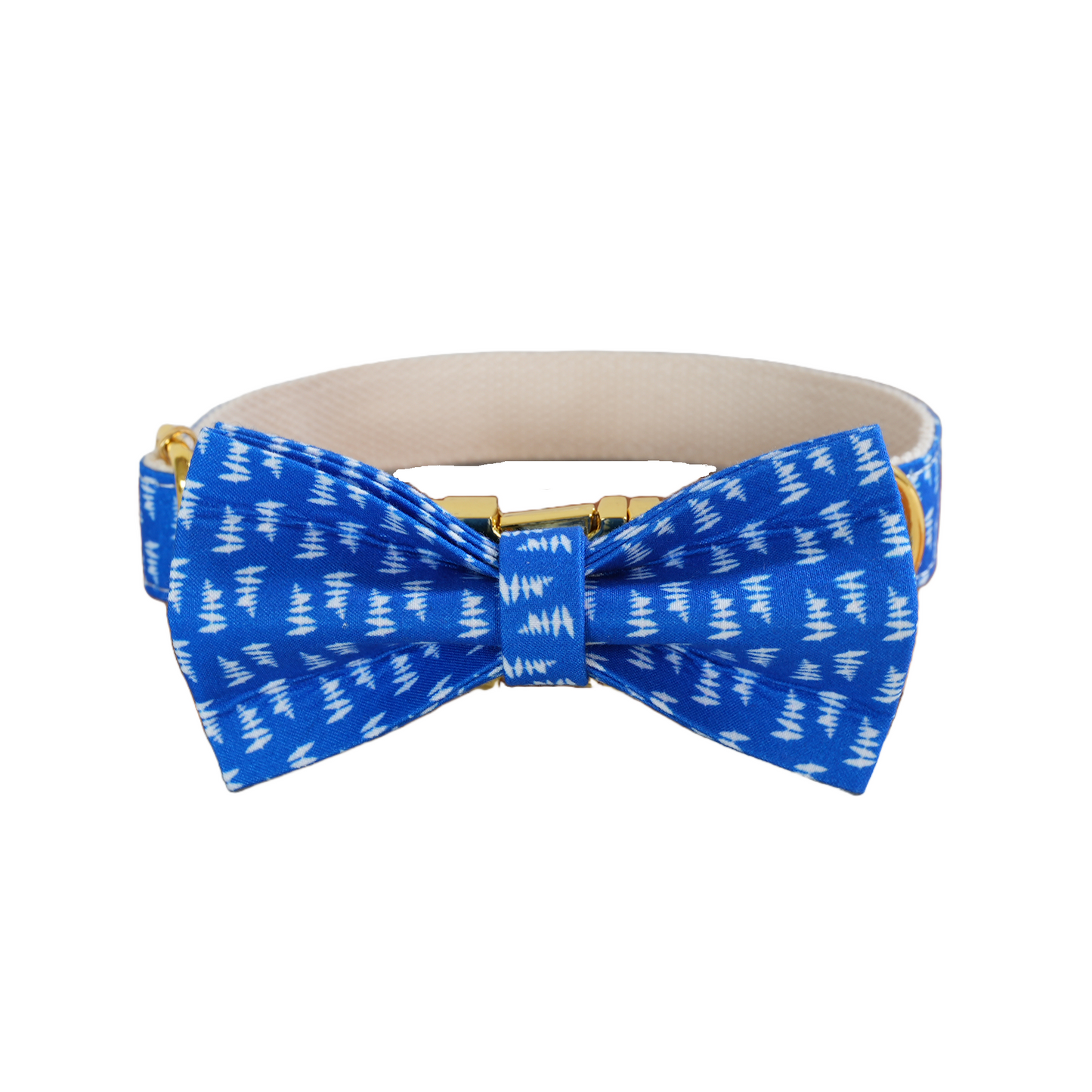 Blue Fower Custom Dog Collars, Personalized Puppy Collar, Bowtie, Leash