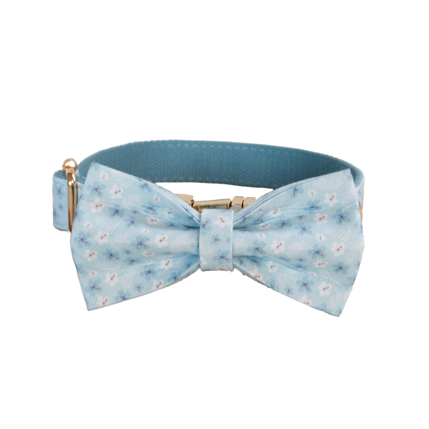 Colorful Fower Custom Dog Collars, Personalized Puppy Collar, Bowtie, Leash