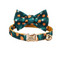 Personalized Green Cat Collar with Bowtie Free Engraved
