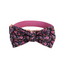 Pink Flower Personalized  Dog Collars,Custom Puppy Collar, Bowtie, Leash