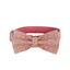 Pink Fower Custom Dog Collars, Personalized Puppy Collar, Bowtie, Leash