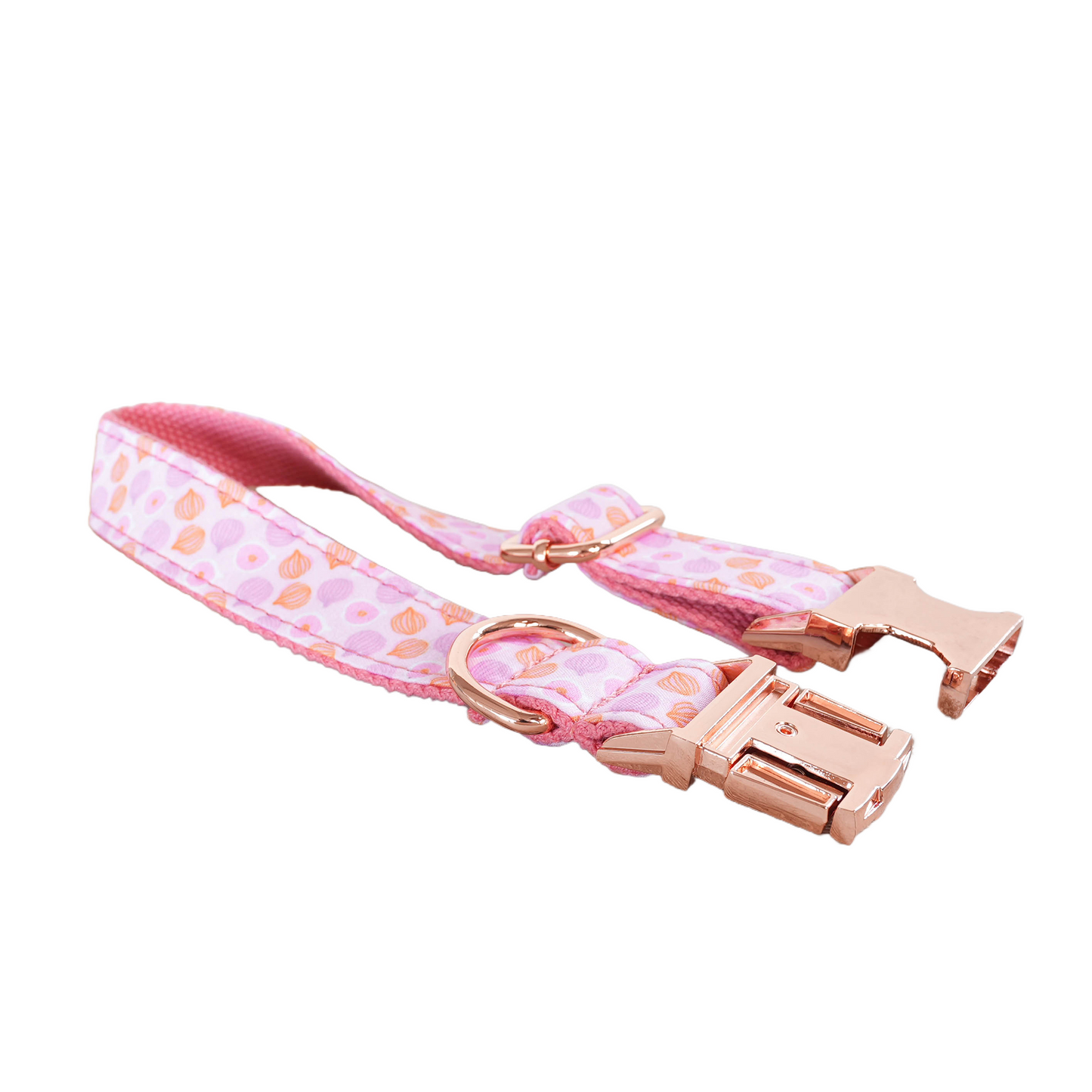 Pink Fower Custom Dog Collars, Personalized Puppy Collar, Bowtie, Leash