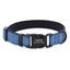 Comfortable Adjustable Reflective Dog Collar with Plastic Buckle - Engravedable