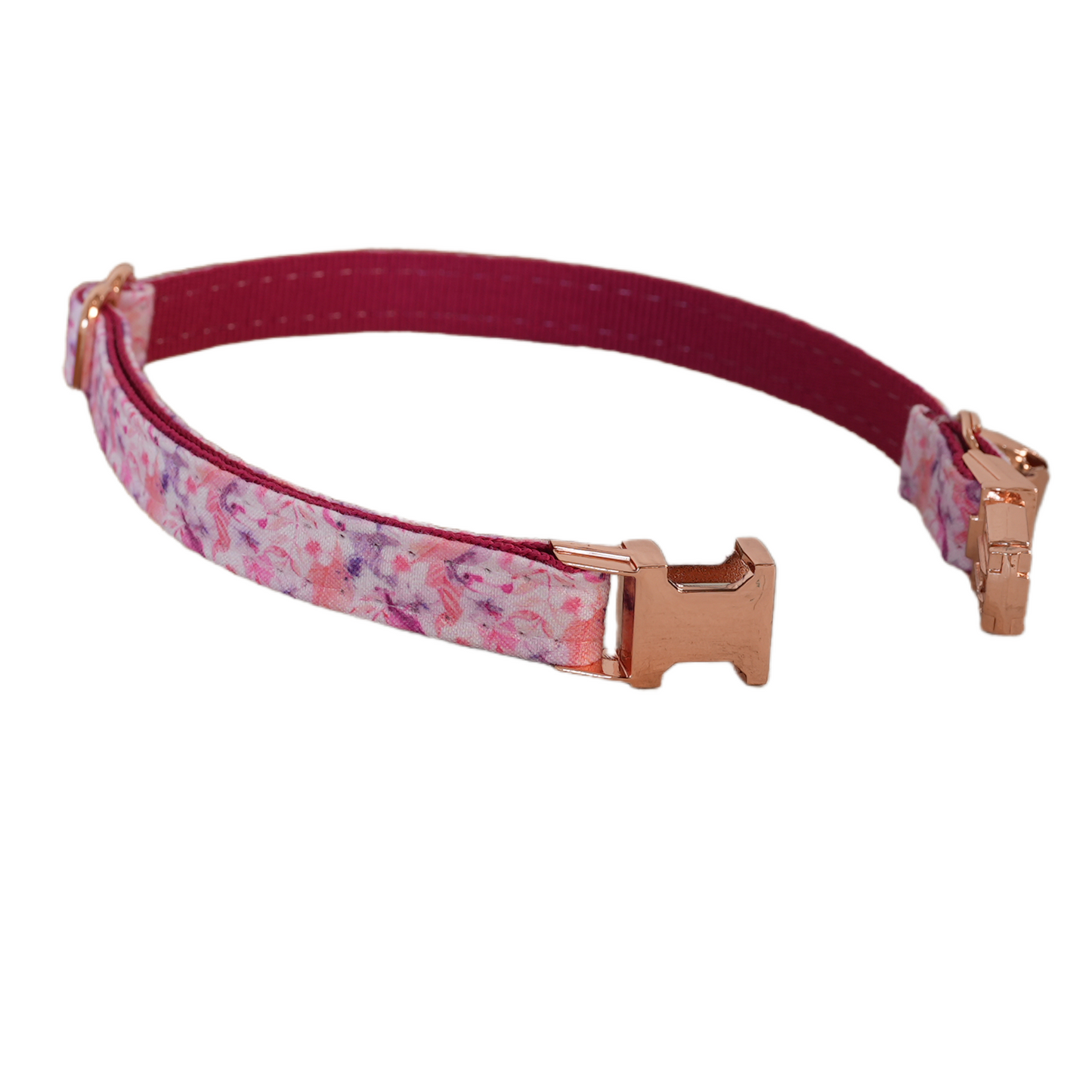 Flower Personalized Cat Collar with Bowtie Free Engraved