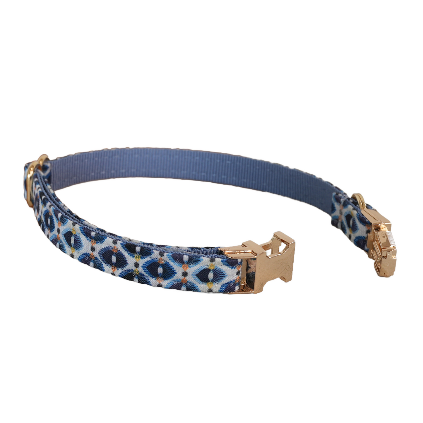 Green Flower Personalized Cat Collar with Bowtie Free Engraved