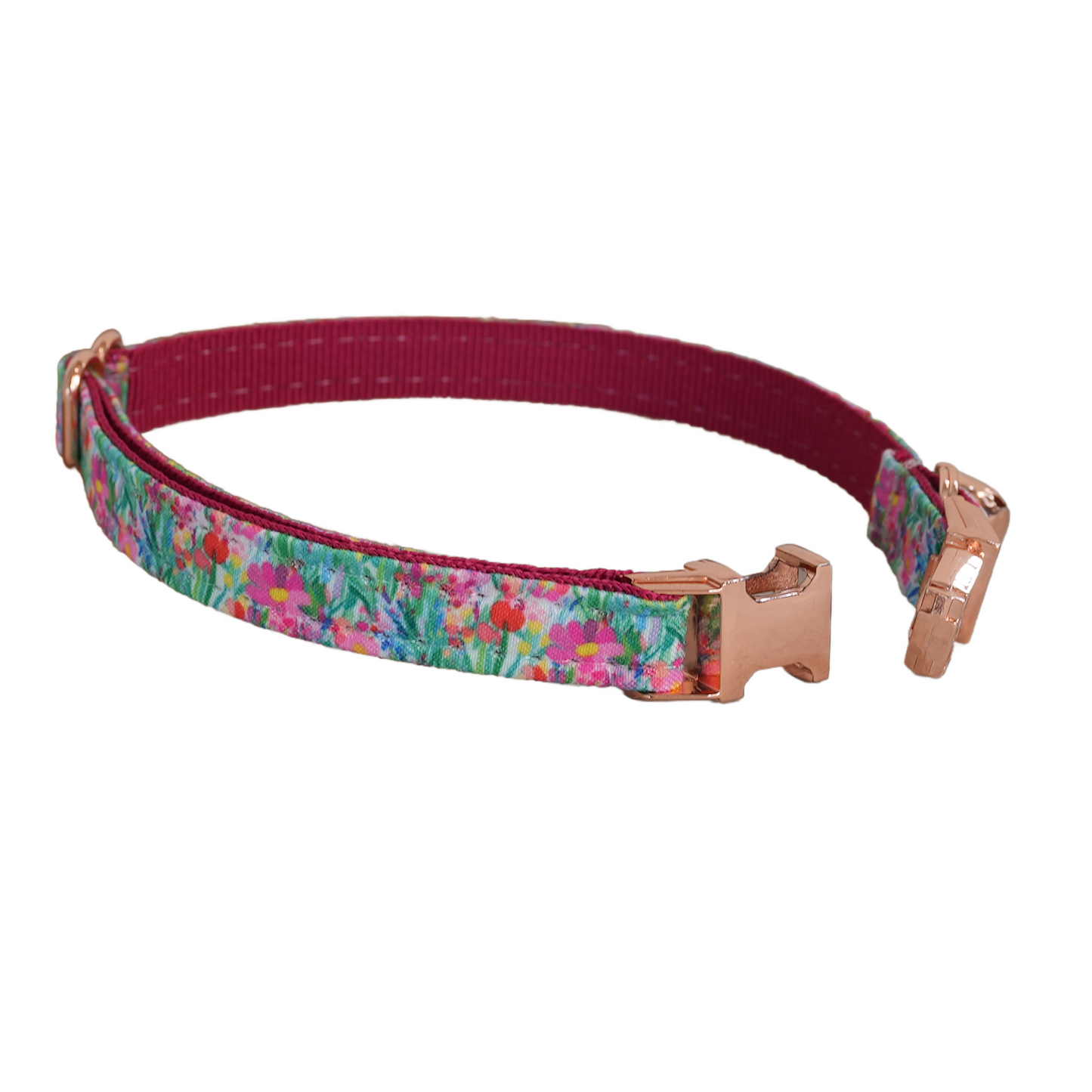 Flower Personalized Cat Collar with Bowtie Free Engraved