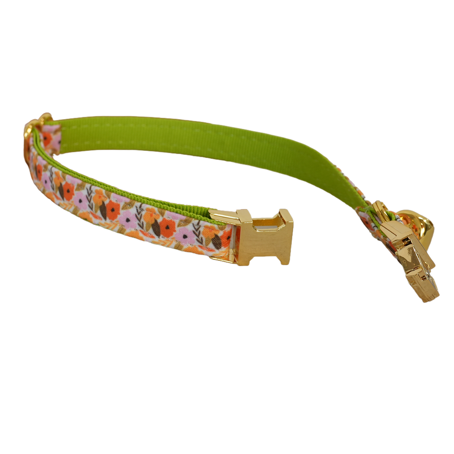 Flower Personalized Cat Collar with Bowtie Free Engraved