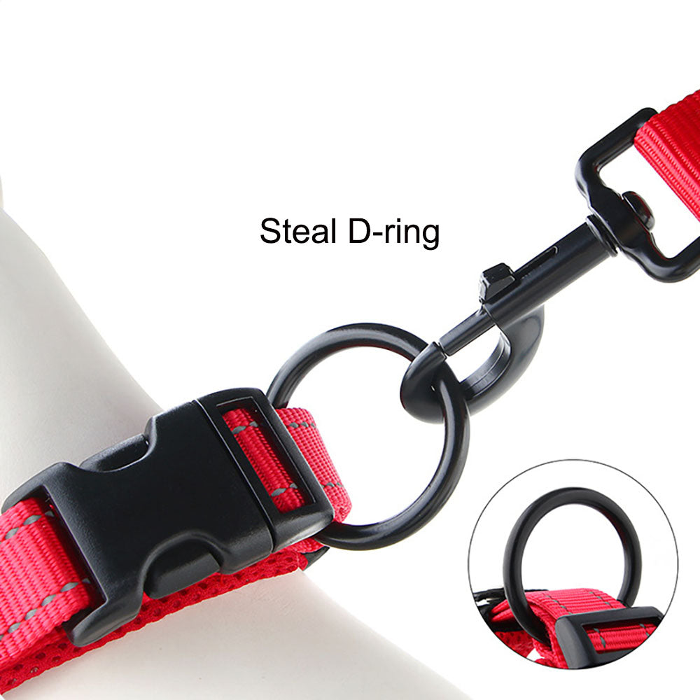 Adjustable Breathable Nylon Dog Collar with Free Engraving