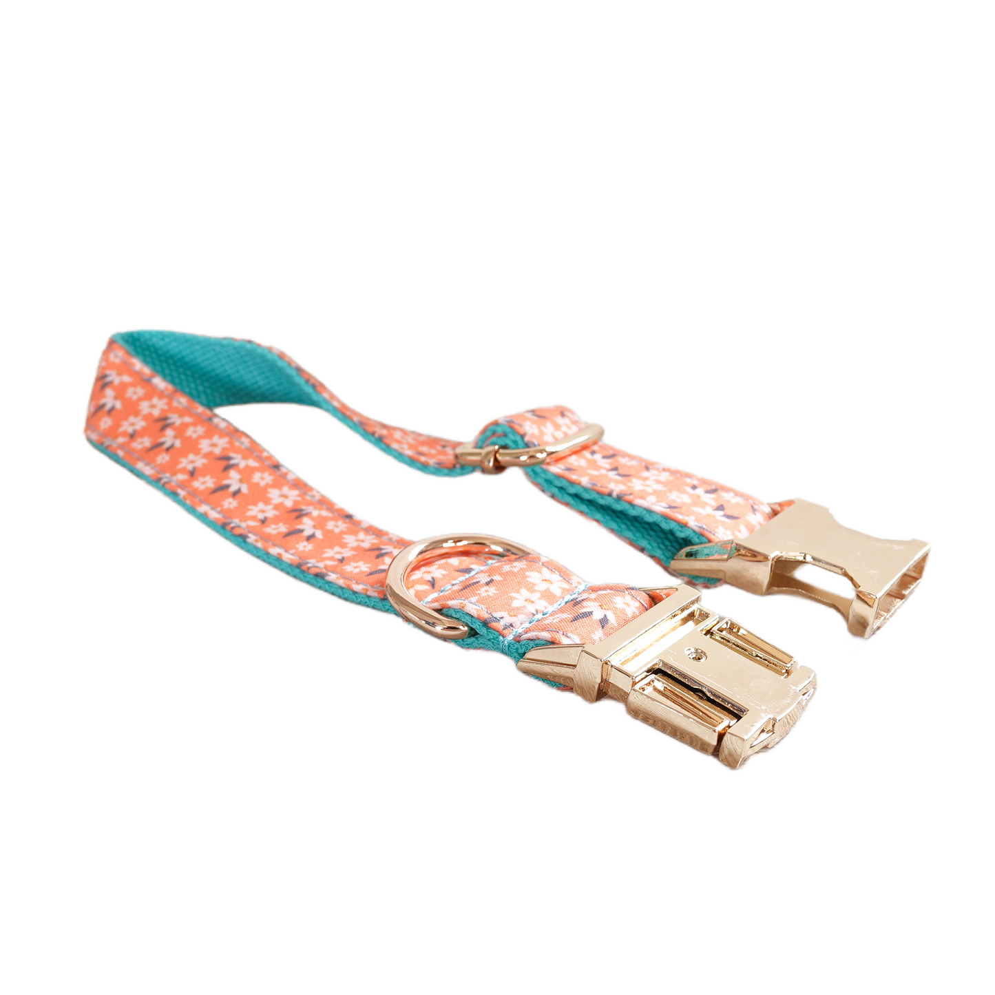 Blue Fower Custom Dog Collars, Personalized Puppy Collar, Bowtie, Leash