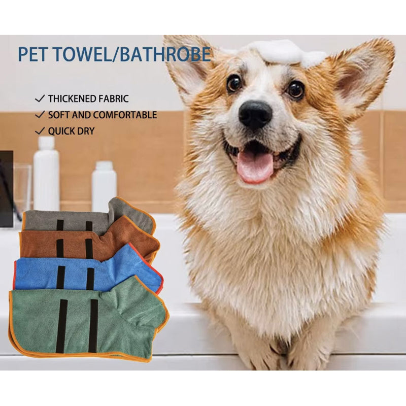 Dog Towel Super Absorbent Pet Bath Towel Microfiber Dog Drying Towel