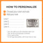 Personalized Custom Pet Tag - Slide On ID Tag