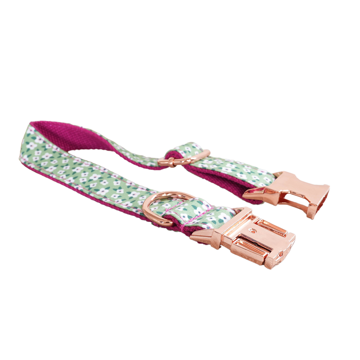 Blue Fower Custom Dog Collars, Personalized Puppy Collar, Bowtie, Leash