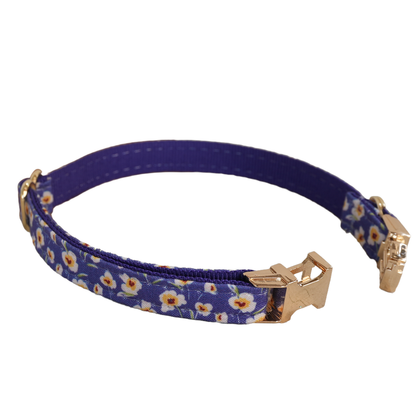 Pink Flower Personalized Cat Collar with Bowtie Free Engraved