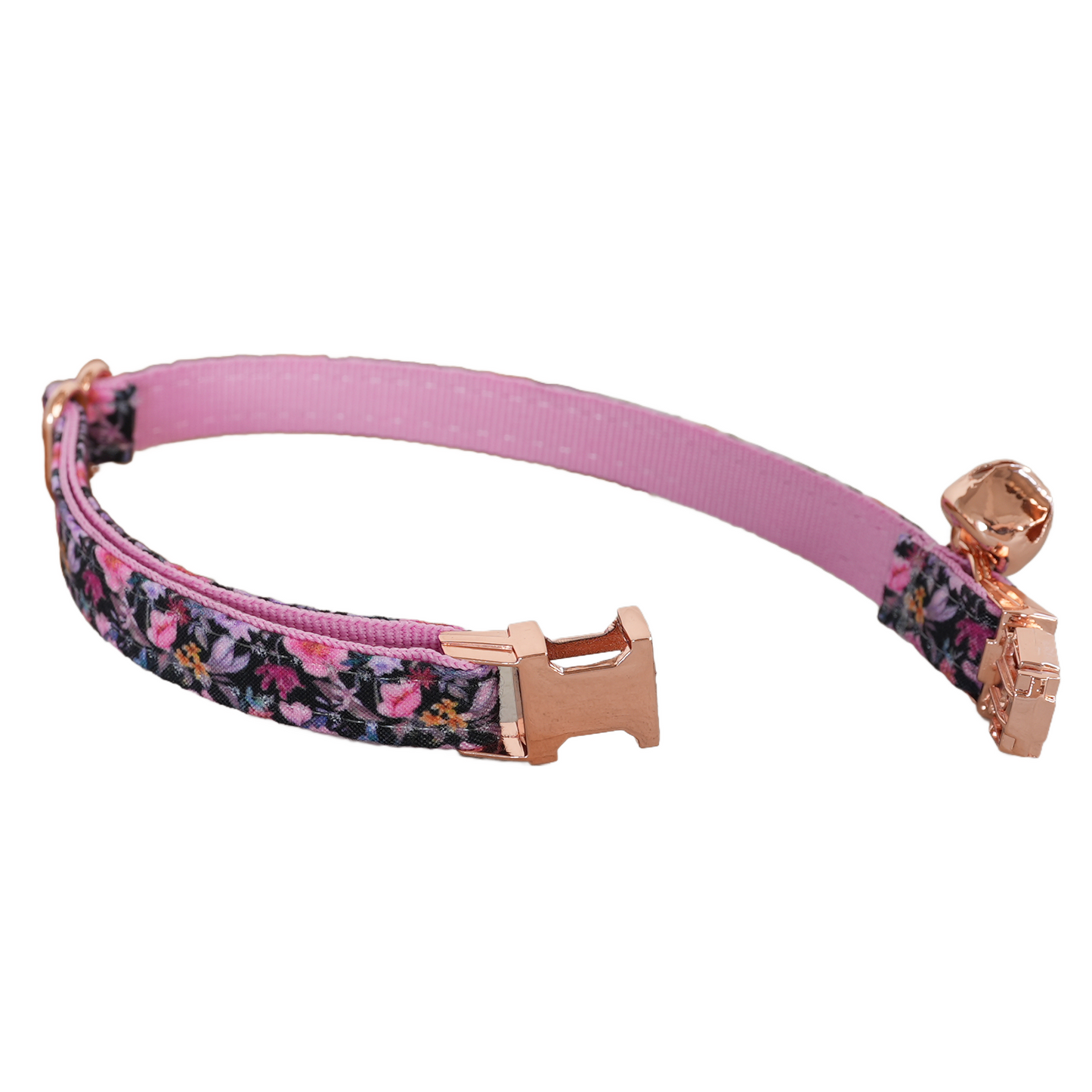 Flower Personalized Cat Collar with Bowtie Free Engraved