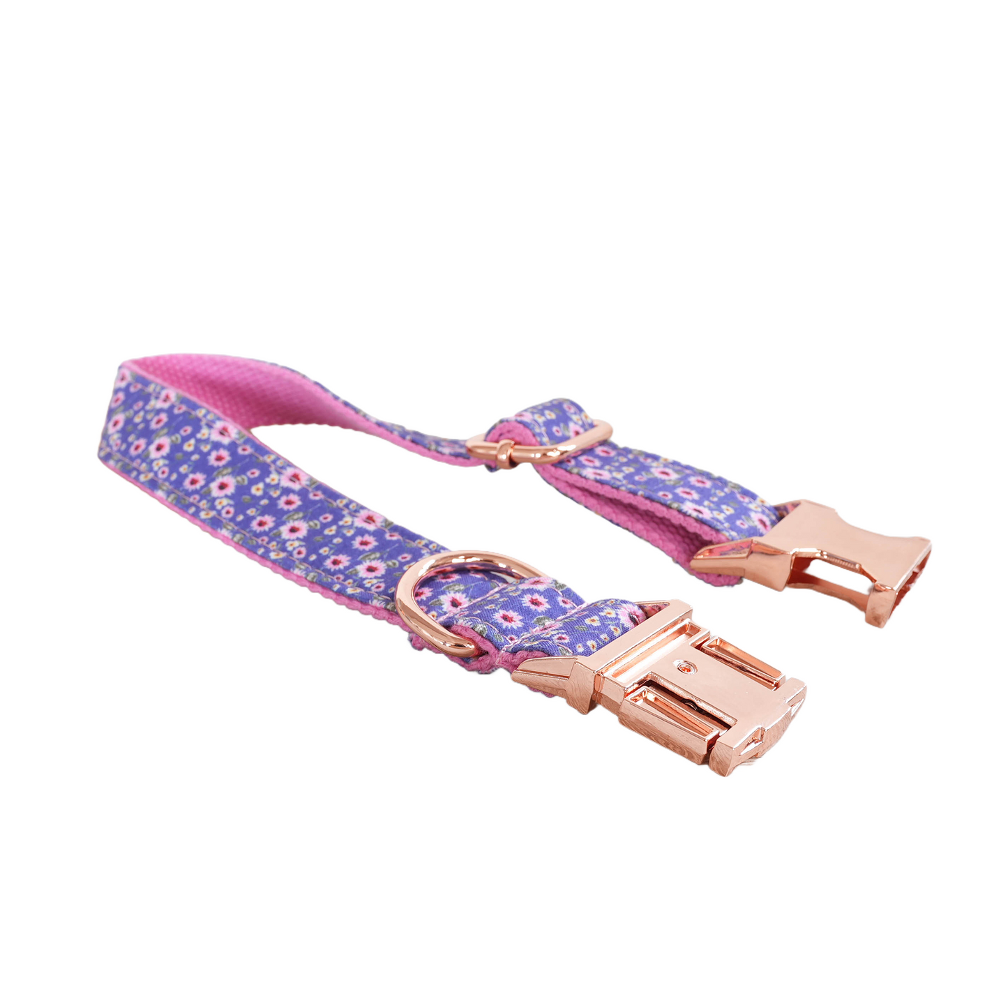 Colorful Fower Custom Dog Collars, Personalized Puppy Collar, Bowtie, Leash