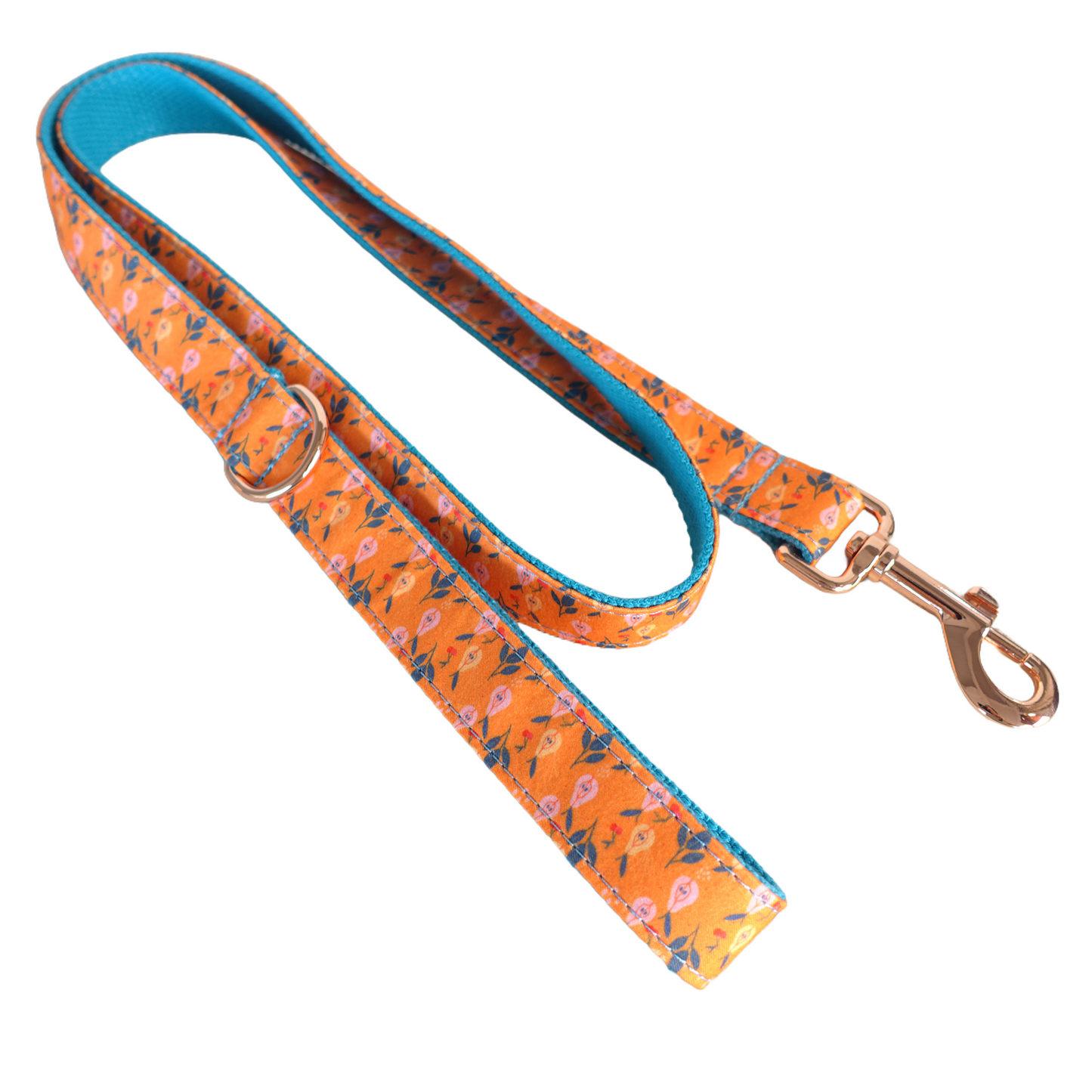 Colorful Fower Custom Dog Collars, Personalized Puppy Collar, Bowtie, Leash