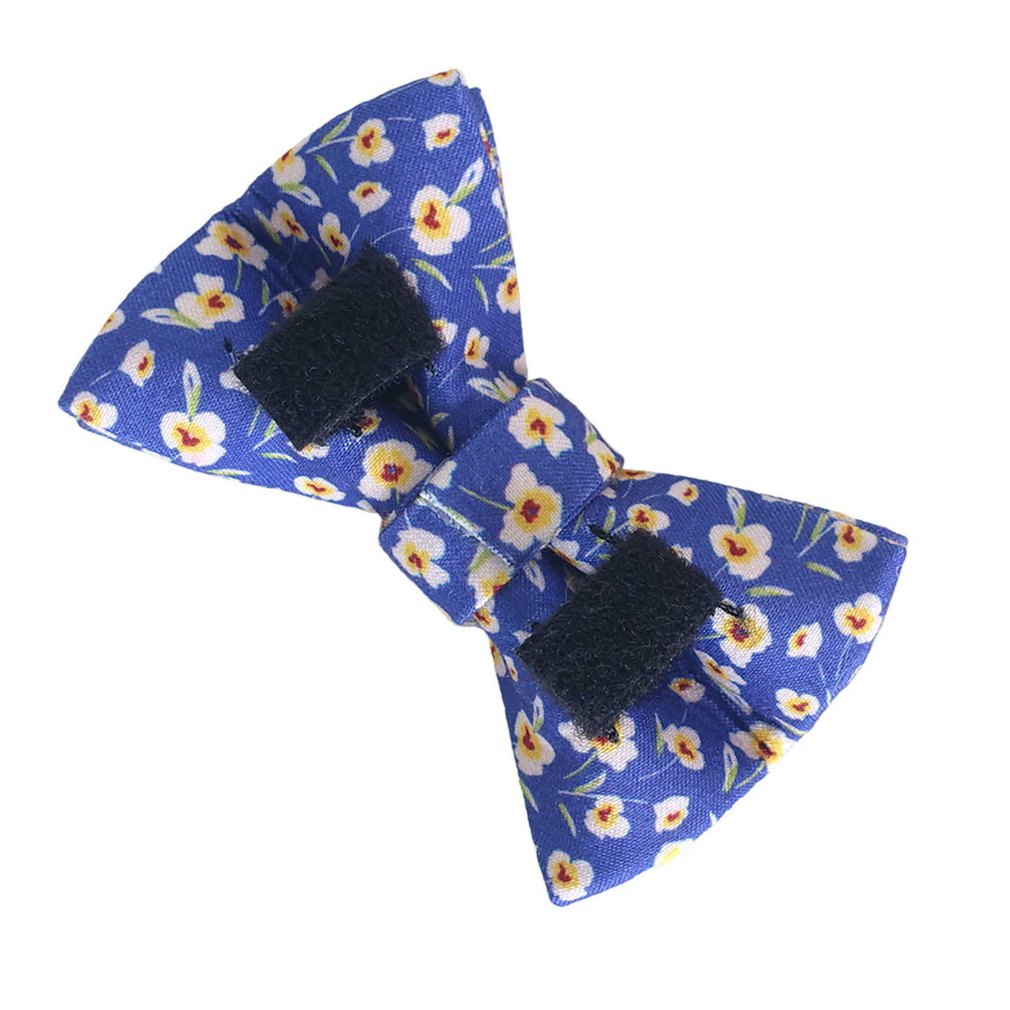 Pink Flower Personalized Cat Collar with Bowtie Free Engraved