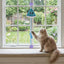 Spring Parachute Cat Toy Retractable Teaser Interactive Cat Toy