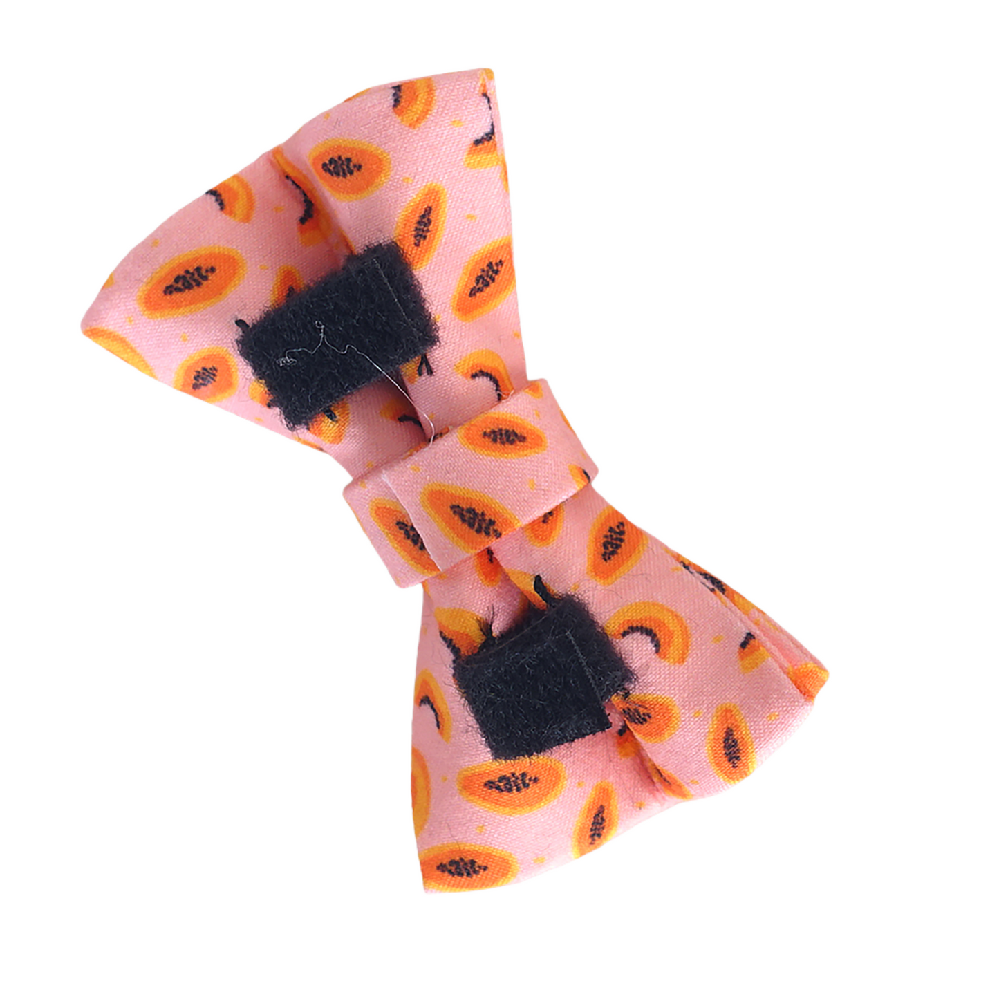 Blue Flower Personalized Cat Collar with Bowtie Free Engraved