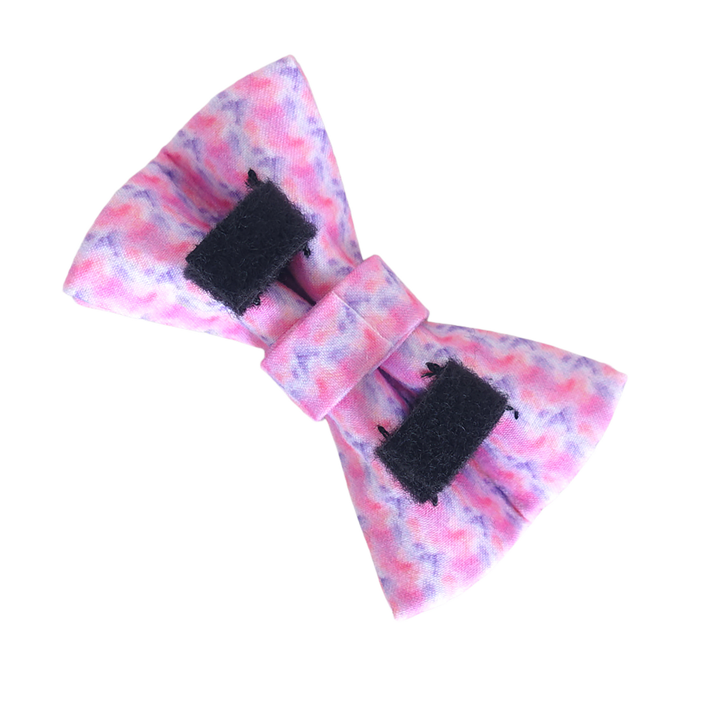 Blue Flower Personalized Cat Collar with Bowtie Free Engraved