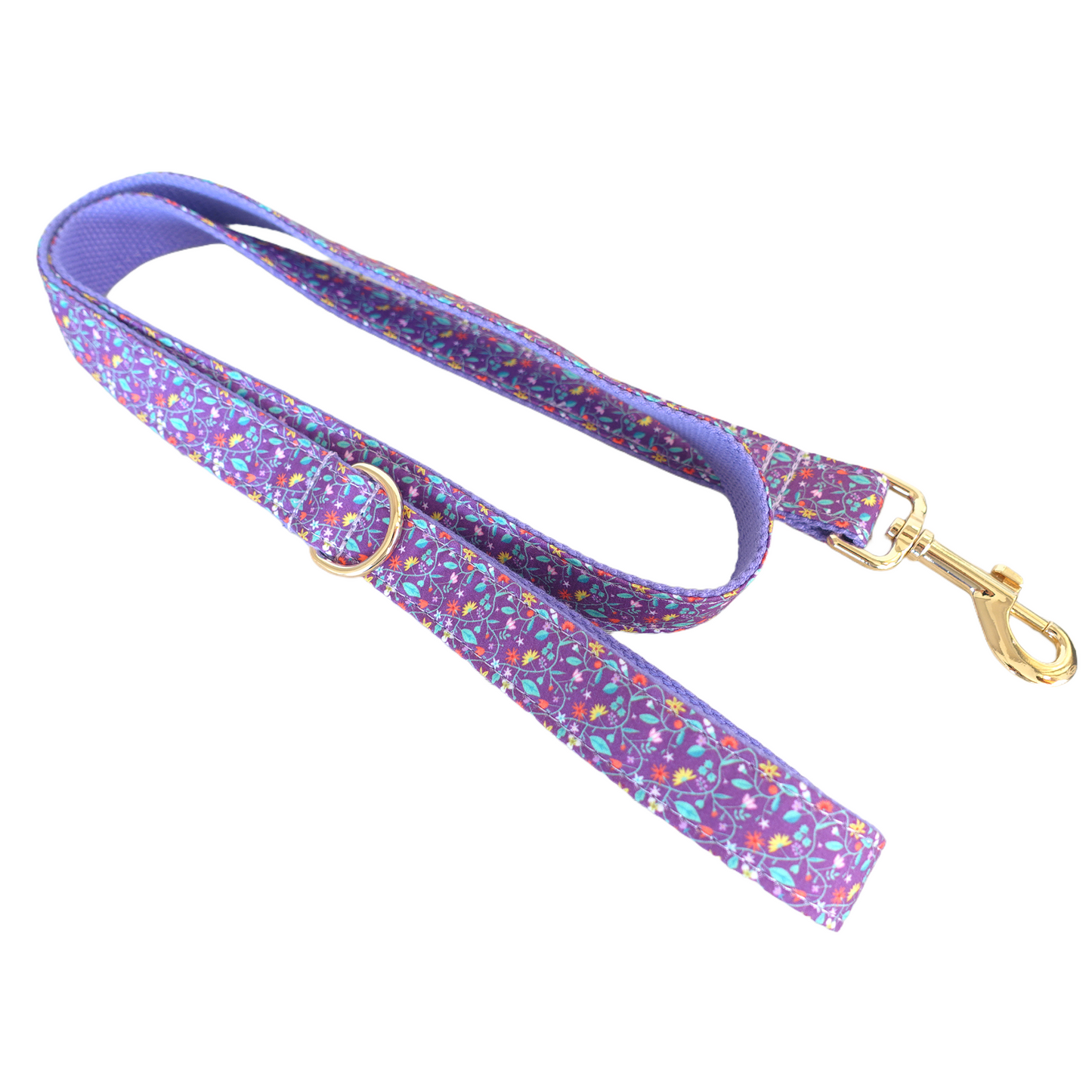 Colorful Fower Custom Dog Collars, Personalized Puppy Collar, Bowtie, Leash