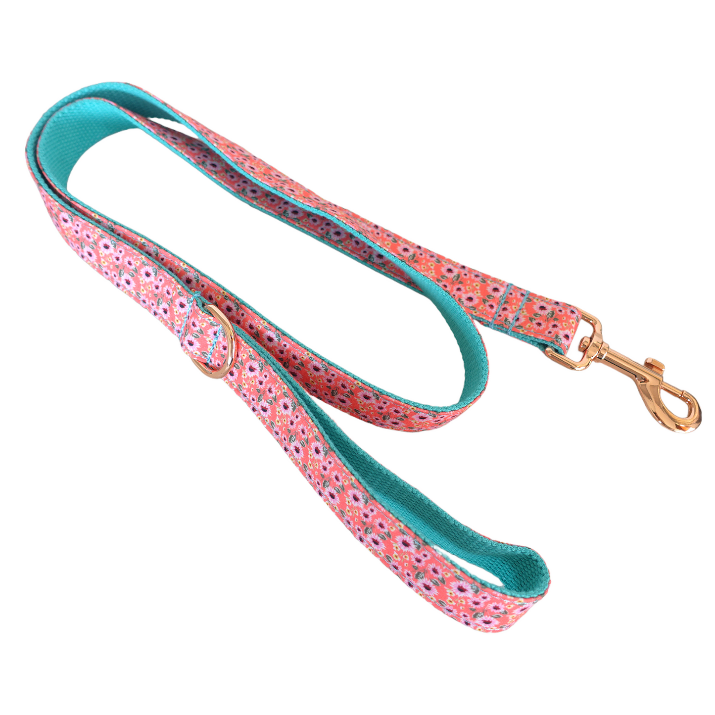 Colorful Fower Custom Dog Collars, Personalized Puppy Collar, Bowtie, Leash