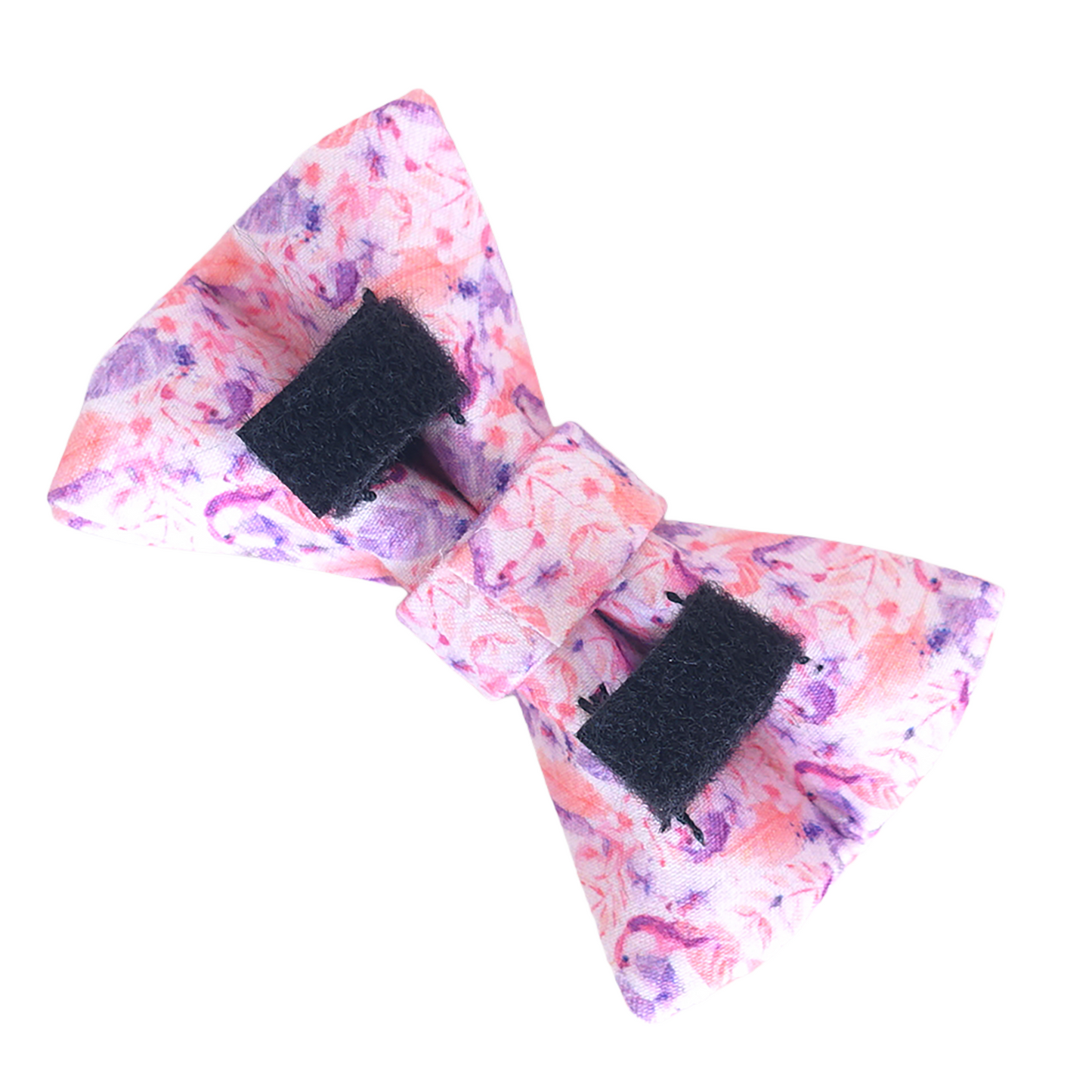 Flower Personalized Cat Collar with Bowtie Free Engraved