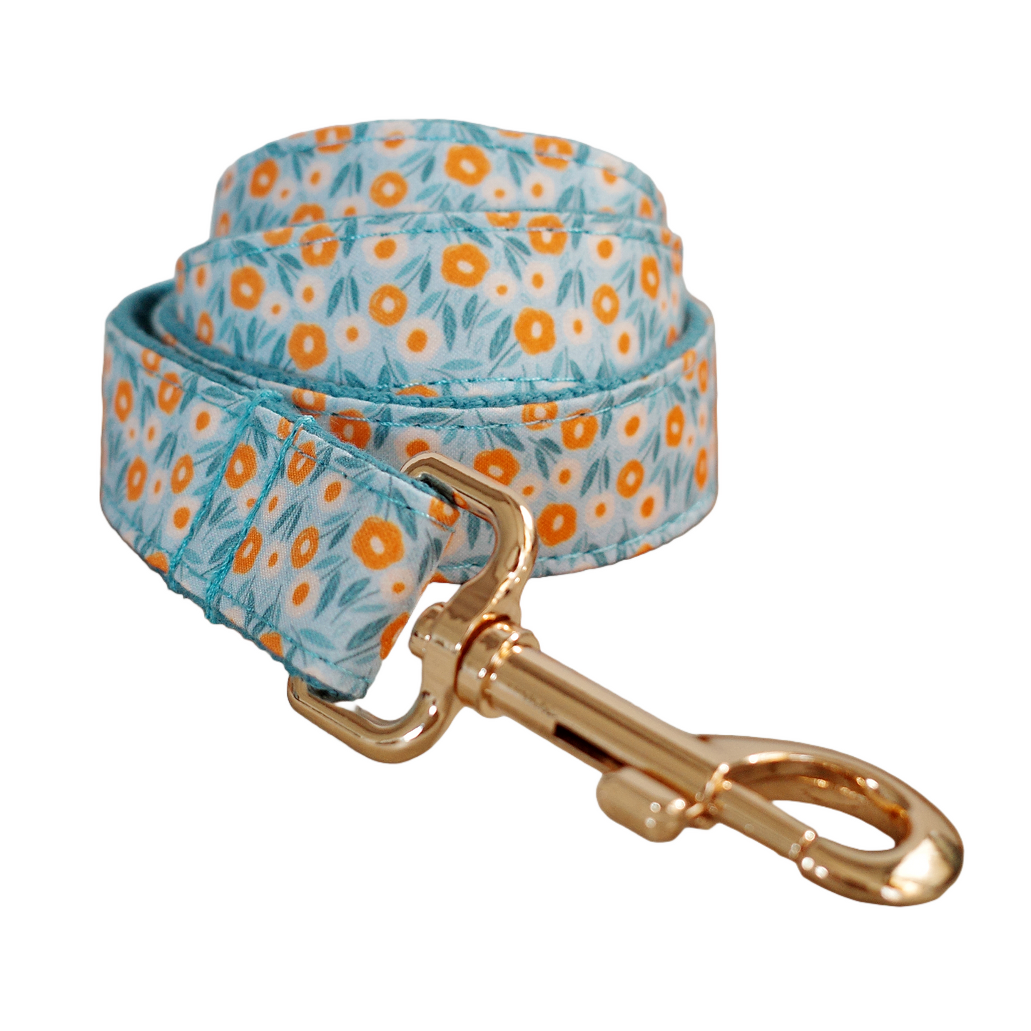 Blue Fower Custom Dog Collars, Personalized Puppy Collar, Bowtie, Leash