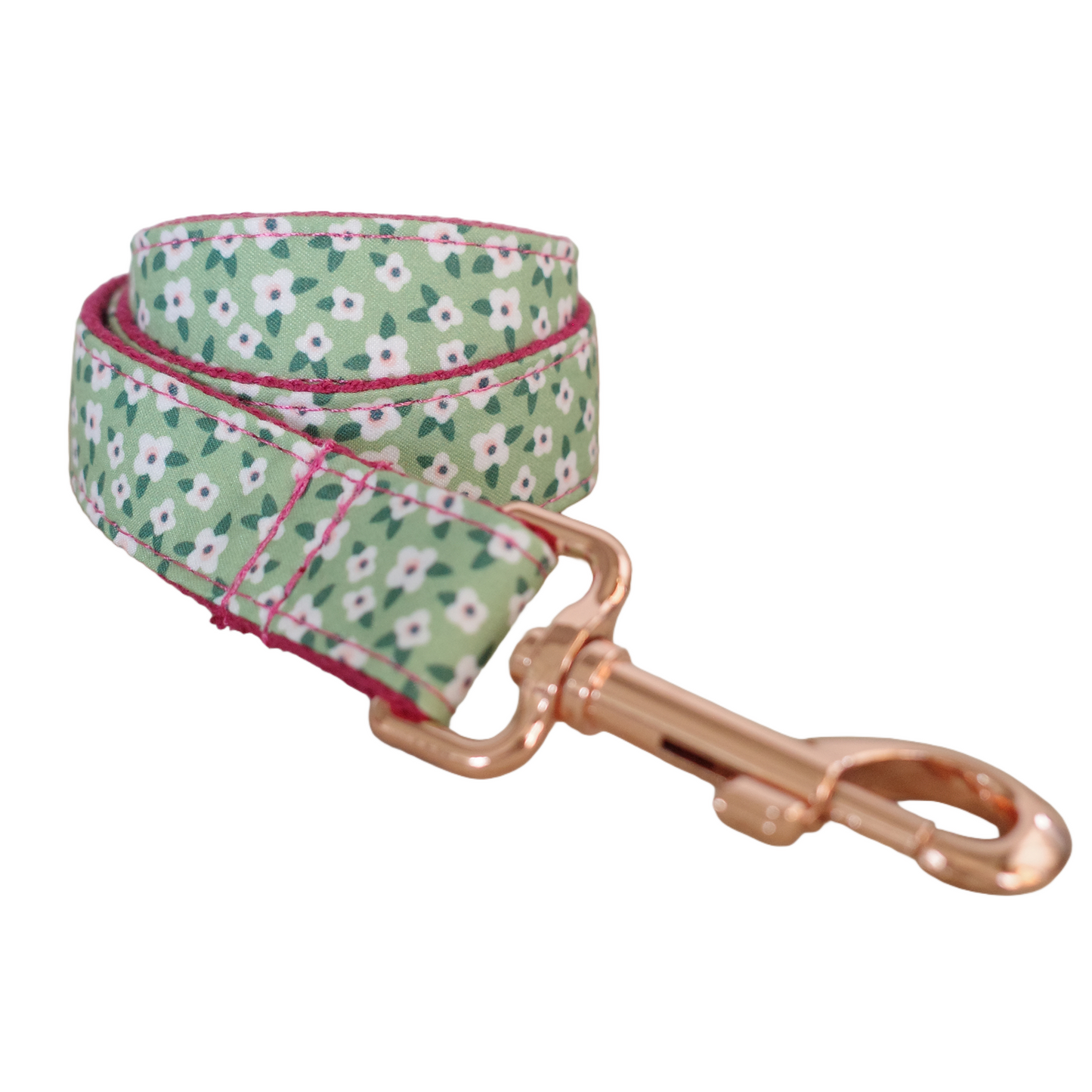 Blue Fower Custom Dog Collars, Personalized Puppy Collar, Bowtie, Leash