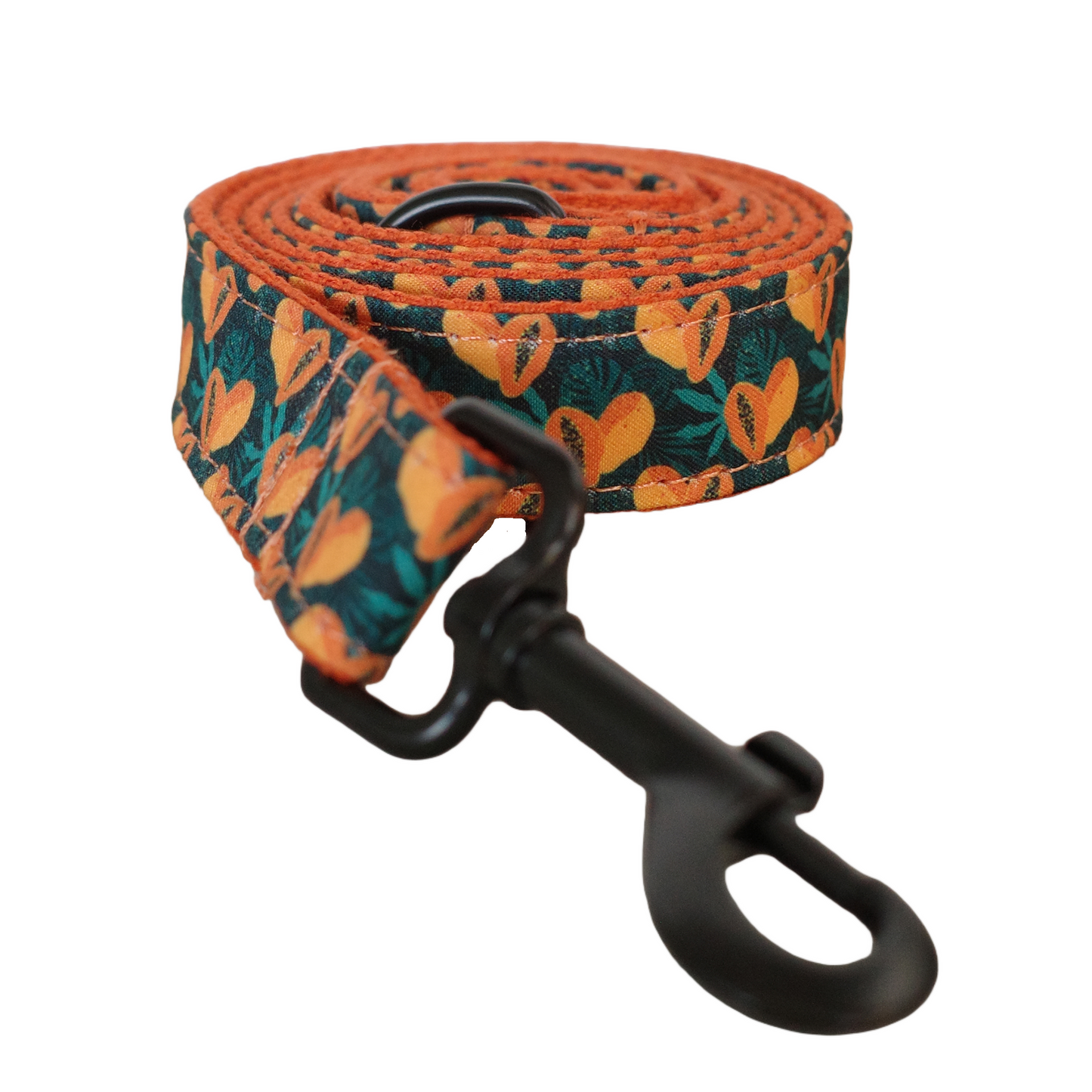 Blue Fower Custom Dog Collars, Personalized Puppy Collar, Bowtie, Leash